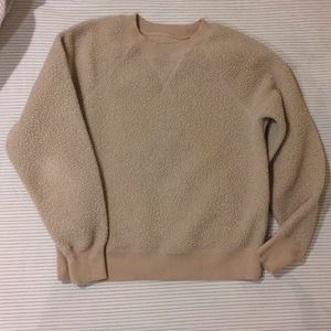 Everlane ReNew Fleece raglancrewneck sweater